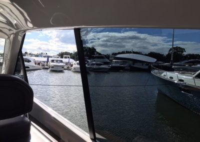 Marina solar tint boat